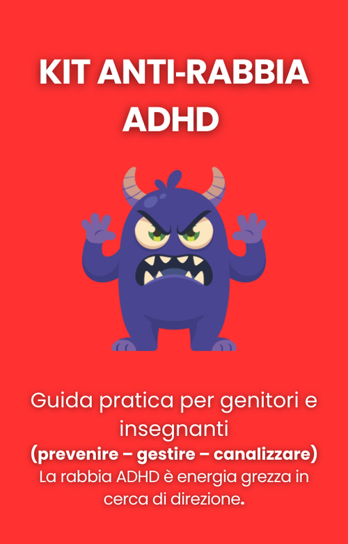 KIT ANTI-RABBIA ADHD - Guida pratica per genitori e insegnanti